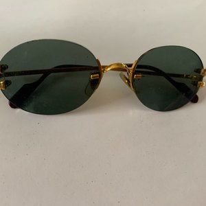 Frameless Oval Rx Sunglasses